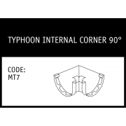 Marley Typhoon Internal Corner 90° - MT7